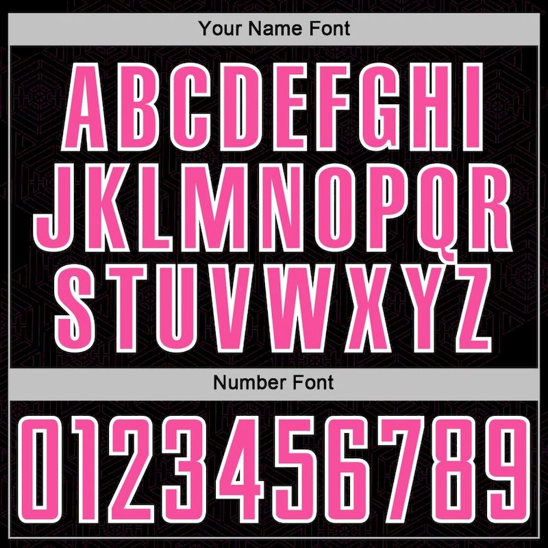 Pink-White Sublimation Soccer Sports Geometric Jersey Custom Black Uniform Shape