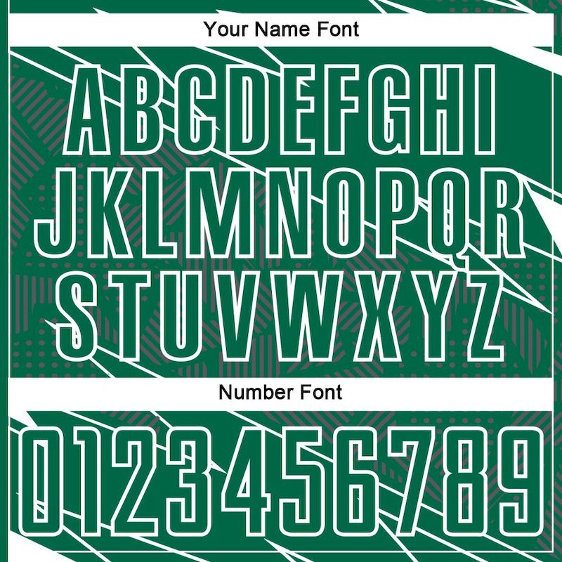 Green Sublimation Uniform White Jersey Sports Custom Lines Kelly Soccer