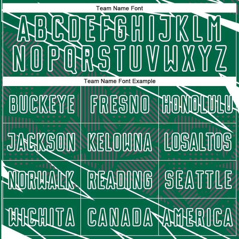 Green Sublimation Uniform White Jersey Sports Custom Lines Kelly Soccer