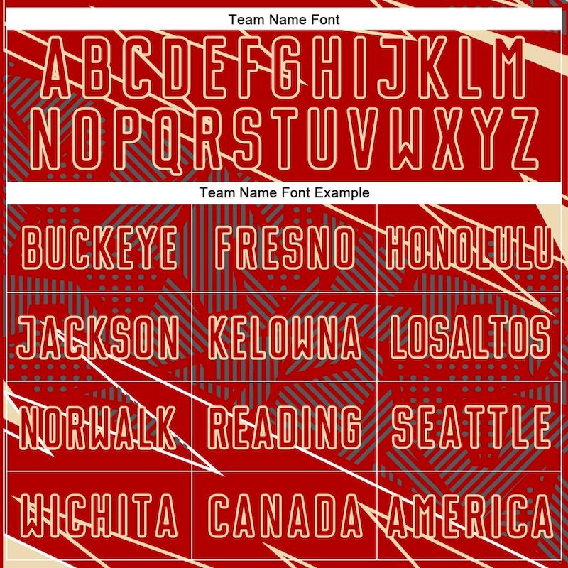 Cream Jersey Soccer Sports Red Sublimation Uniform Lines Custom