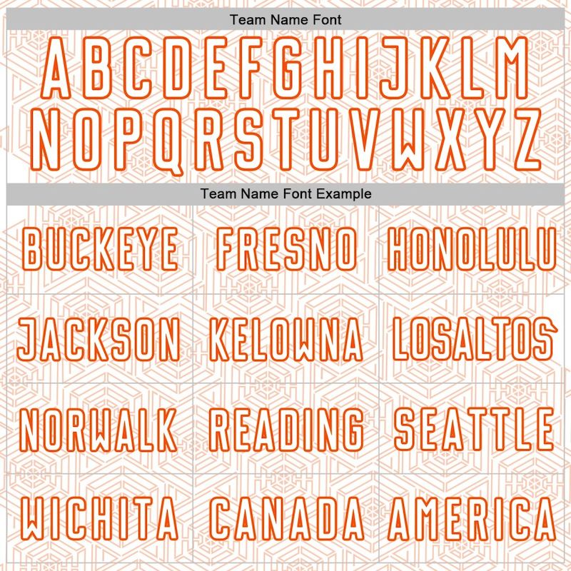 Uniform Sports Sublimation Custom Jersey Shape Orange Geometric White Soccer