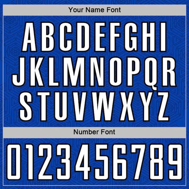 Sublimation Shape White-Black Sports Custom Geometric Blue Soccer Uniform Jersey Thunder