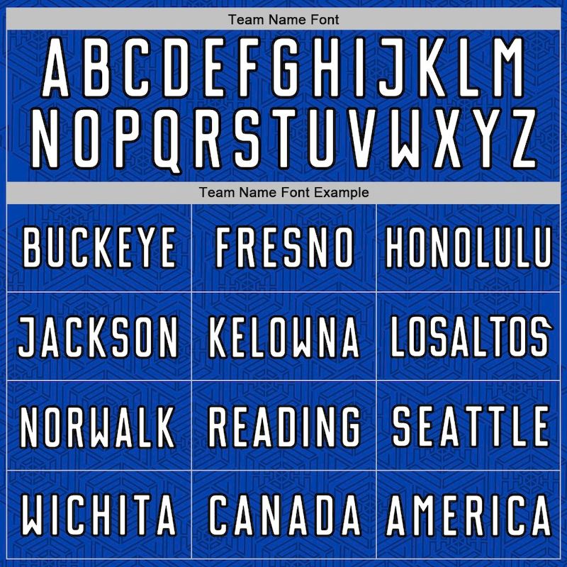 Sublimation Shape White-Black Sports Custom Geometric Blue Soccer Uniform Jersey Thunder