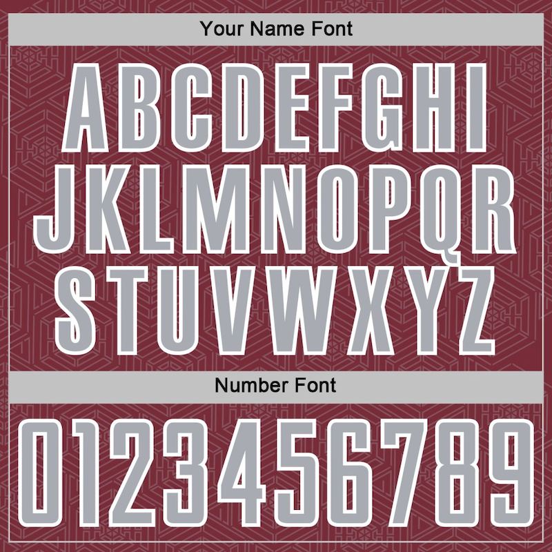 Sports Geometric Sublimation Gray-White Uniform Jersey Shape Custom Burgundy Soccer