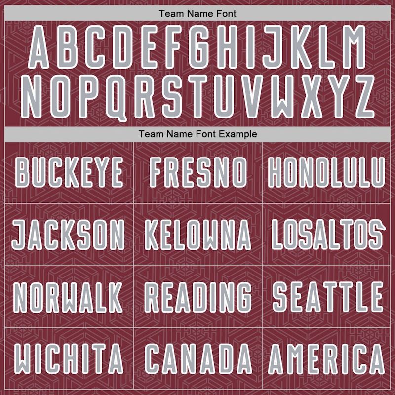 Sports Geometric Sublimation Gray-White Uniform Jersey Shape Custom Burgundy Soccer