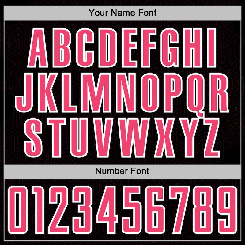 Soccer Neon Sublimation Shape Black Geometric Jersey Sports Custom Uniform Pink-White