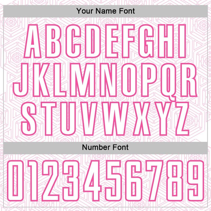 Jersey Soccer Uniform Custom White Shape Geometric Sublimation Sports Pink