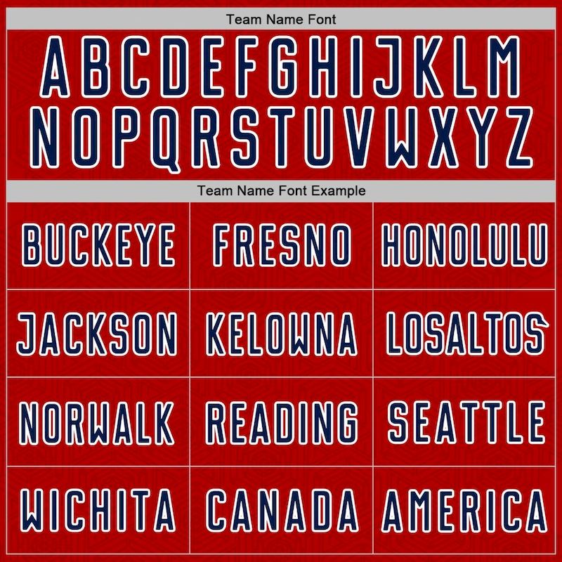 Jersey Red Geometric Soccer Shape Custom Uniform Sports Sublimation Navy-White